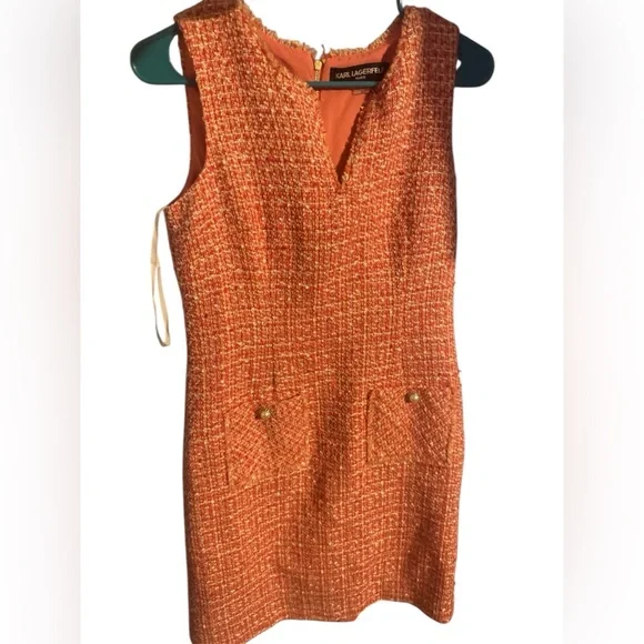 Karl LAGERFELD Tweed Dress s 6 - Picture 2 of 4